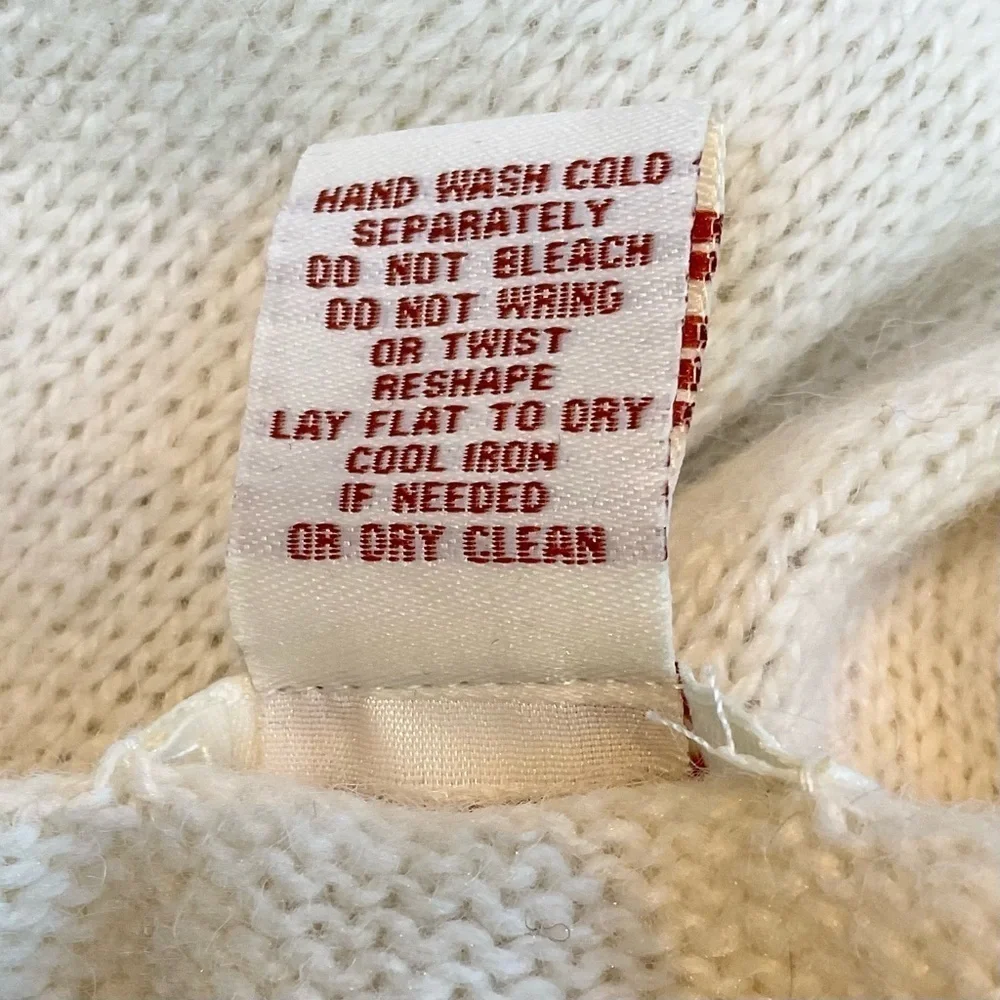 Sundance Sweater Wool Alpaca Ivory (S) - Picture 7 of 8